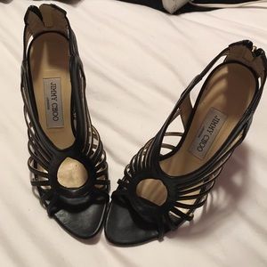 Jimmy Choo strappy cage sandals